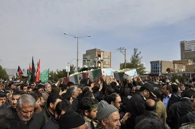 استقبال و تشییع سه شهید گمنام در خراسان جنوبی
