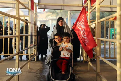 تردد زائران اربعین‌ از مرز بین‌المللی خسروی 