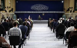 دیدار کارگزاران حج با رهبر انقلاب