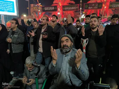 حال و هوای بین الحرمین در شام شهادت حضرت زینب(س)