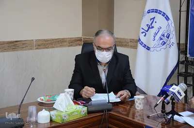 نشست خبری جعفر محسنی ریاست سازمان جهاد دانشگاهی آذربایجان شرقی