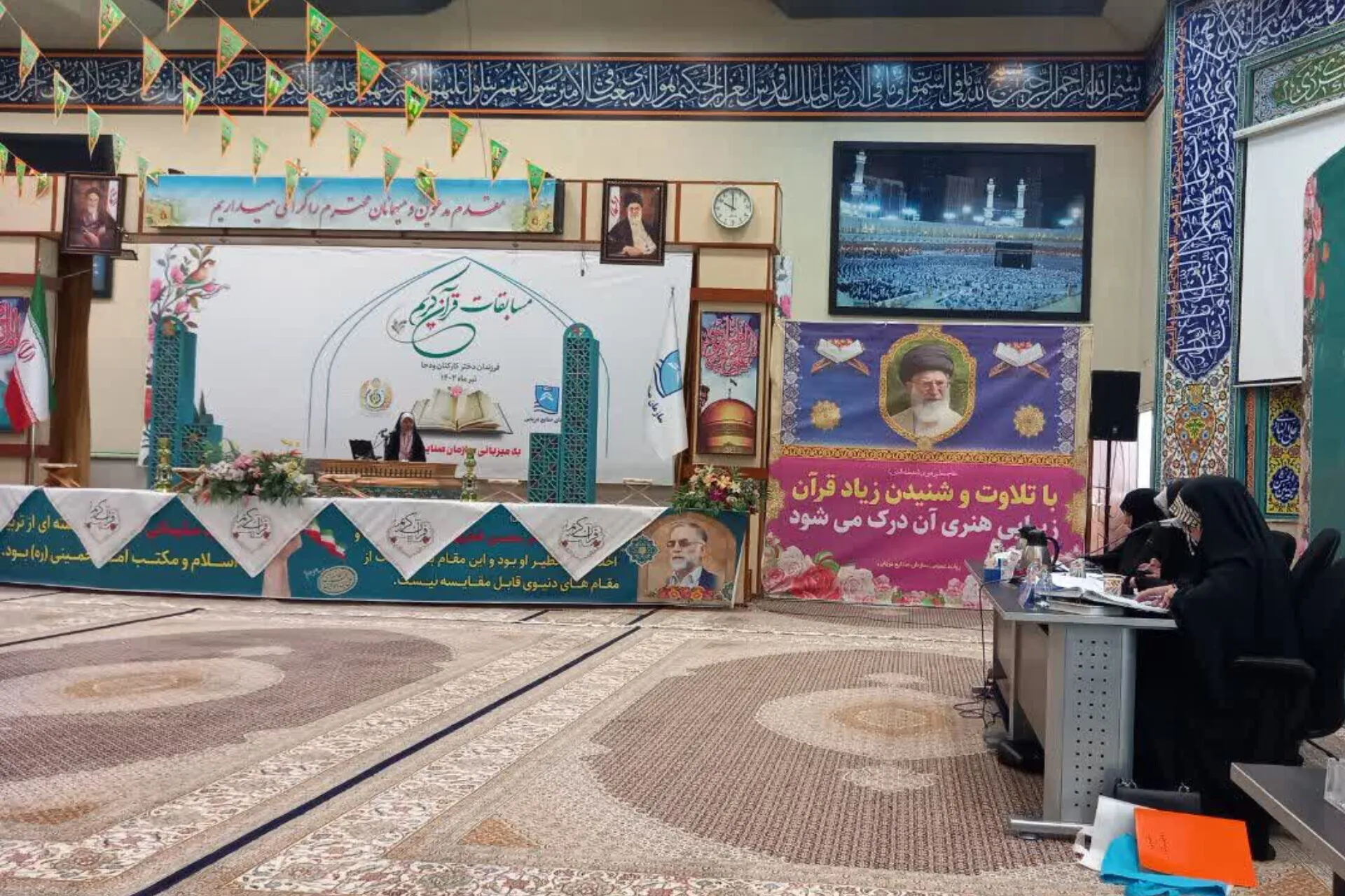 مسابقات قرآن فرزندان دختر کارکنان وزارت دفاع برگزار شد + عکس