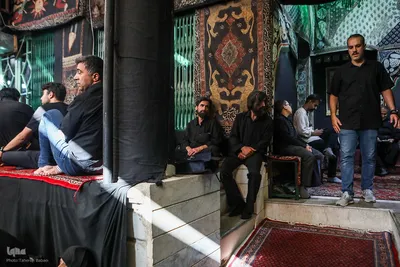 عزاداری چهارمین روزمحرم در تکیه سادات اخوی