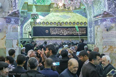 عزاداری شهادت حضرت زهرا(س) در حرم حضرت معصومه(س)