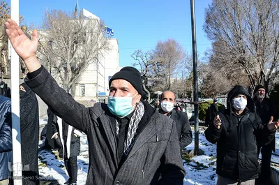 مراسم تشییع پیکر سه شهید گمنام در تبریز‎‎