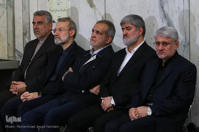 مراسم بزرگداشت شهدای حمله تروریستی تهران