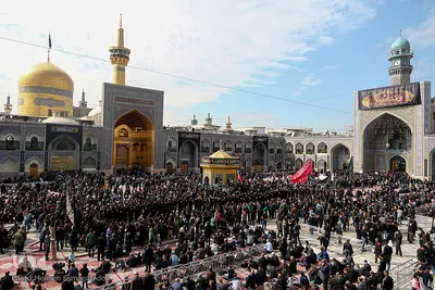 عزاداری ۲۸ صفر در حرم مطهر رضوی