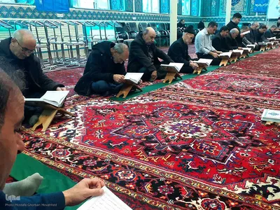 محفل جزء خوانی قرآن کریم در اهر