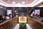 نشست خبری فرمانده پدافند هوایی شمال غرب ارتش‎