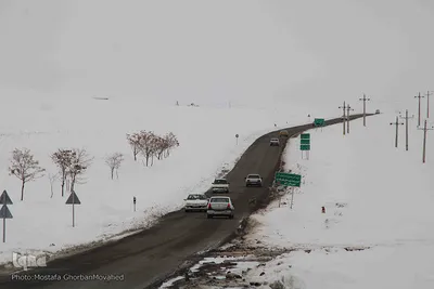 بهار 1401 با طعم برف و سرما در اهر