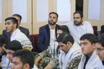 دیدار دانش‌آموزان بسیجی با نماینده ولی‎فقیه در خراسان جنوبی
