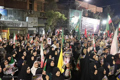 اجتماع خونخواهی فرشتگان میناب در ملایر
