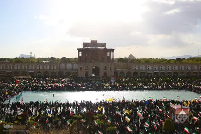 مراسم اربعین رهبر شهید انقلاب در اصفهان