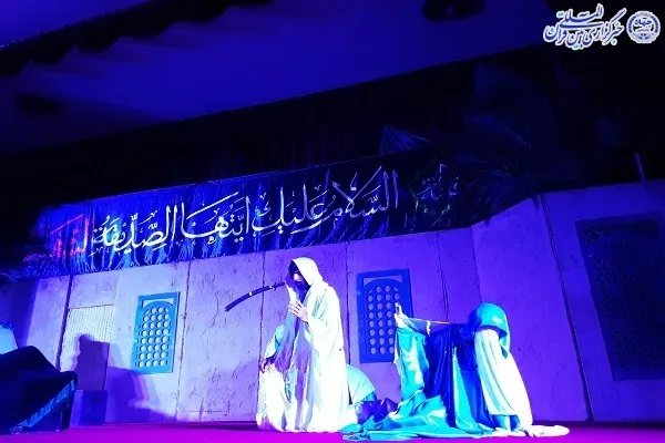 اجرای نمایش مذهبی «کوثر علی(ع)» به نویسندگی و کارگردانی «محمدحیدری» در بابلسر