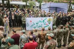 مراسم استقبال از ۱۲ شهید گمنام دوران دفاع مقدس در شیراز