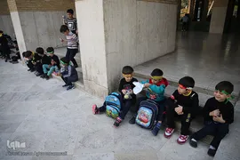 پیاده روی جاماندگان نونهال اربعین حسینی در دانشگاه امام صادق(ع)