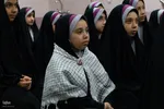 آیین استقبال از پیکر شهید گمنام در دبستان کمائی اصفهان
