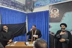 مراسم عزاداری شب نهم محرم در بیت نماینده ولی‌ فقیه در لرستان