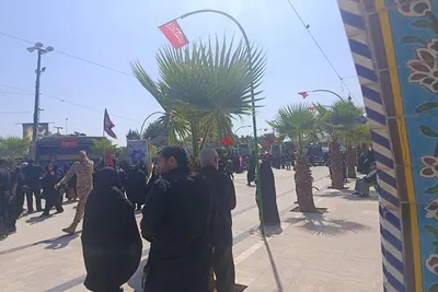 راه پیمایی جاماندگان اربعین حسینی در بابلسر