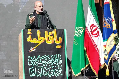 راهپيمايي سوگواران سردار دل‌ها در شيراز