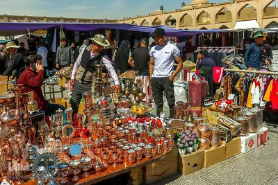 بازار اصفهان در آستانه عید نوروز