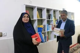 اهدای کتاب به کمپ ترک اعتیاد «برکه برهان آفرینش» هرمزگان