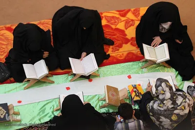 جزءخوانی قرآن کریم در شهرستان اهر
