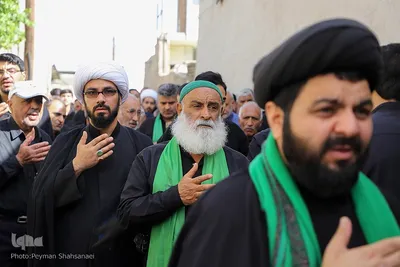 دسته عزاداری سادات و روحانیون شهرستان خمینی شهر