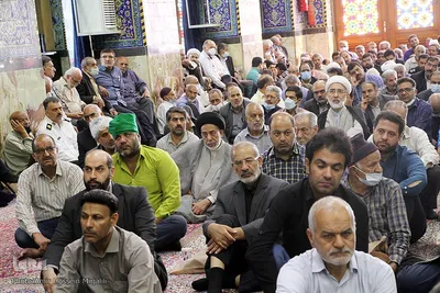 مراسم بزرگداشت مرحوم دعایی و جانباختگان حادثه قطار مشهد به یزد در مسجد حظیره یزد‎‎