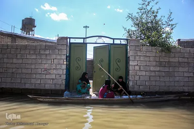 آب‌گرفتگی روستاهای شادگان