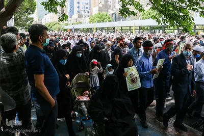تشییع پیکر شهید دارایی در مشهد