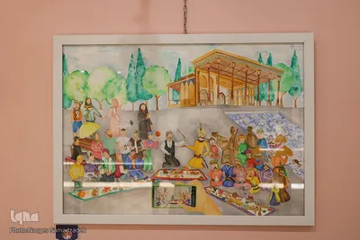 نقاشی‌های پوپک مهمان کودکان و نوجوانان اصفهانی