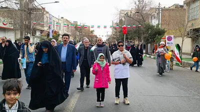 مراسم راهپیمایی ۲۲ بهمن در کاشان