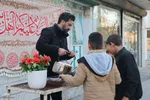 برپایی ایستگاه صلواتی شعبانيه در ملایر‎