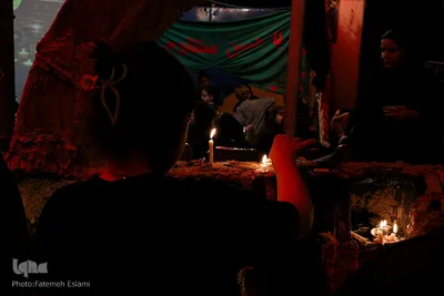 مراسم شام غریبان حسینی در کرج