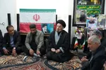 دیدار خانواده سه شهید جنگ رمضان در لرستان