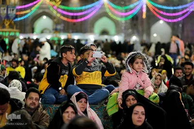 مراسم تحویل سال 1402 در حرم مطهر رضوی