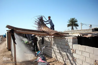 هوفل علی‌آباد گرفتار در سیل