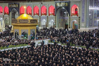شام غریبان شهادت امام رضا(ع) در حرم مطهر رضوی