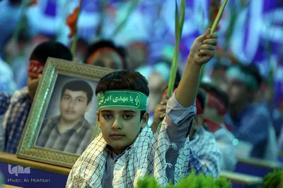 مراسم زنگ دانش آموز شهید در گلزار مطهر شهدا