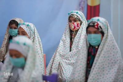 آیین جشن تکلیف دختران در حرم مطهر حضرت شاهچراغ(ع)