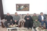 دیدار امام جمعه و مسئولان دره‌شهر با خانواده شهدای والامقام علی نجات شکری و جواد زیدی