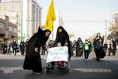 راهپیمایی جاماندگان اربعین حسینی در تهران
