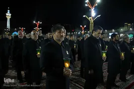 مراسم خطبه خوانی شب شهادت امام رضا(ع)
