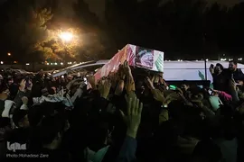 مراسم وداع با شهدای حافظ امنیت در مشهد