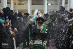 استقبال از حافظان قرآن و ادای احترام به شهدای حرم شاهچراغ(ع)‎‎