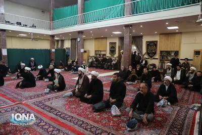 عزاداری روز شهادت امام رضا در دفتر مراجع