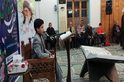 محفل انس فاطمی به مناسبت ایام فاطمیه، در شهرستان گلوگاه