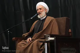 مجلس ترحیم آیت‌الله رسولی محلاتی در شبستان امام خمینی(ره) حرم حضرت معصومه(س)