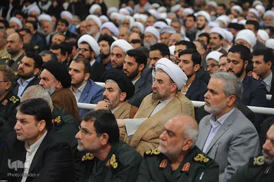 دیدار مسئولان نظام و میهمانان کنفرانس وحدت اسلامى‌ با رهبر انقلاب